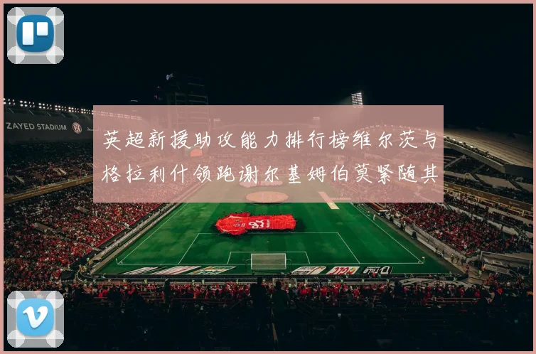 英超新援助攻能力排行榜维尔茨与格拉利什领跑谢尔基姆伯莫紧随其后