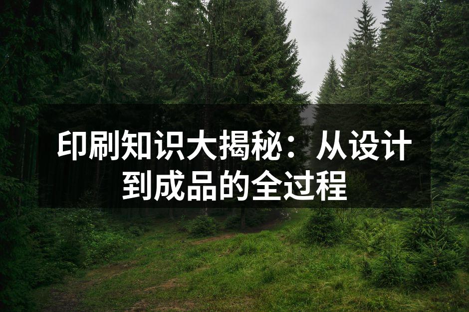 印刷流程概述